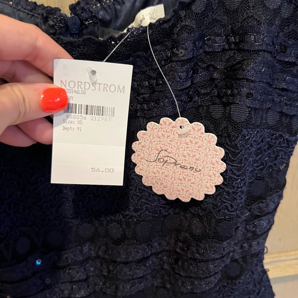 NWT soprano navy sequin and petticoat dress - Picture 2 of 3
